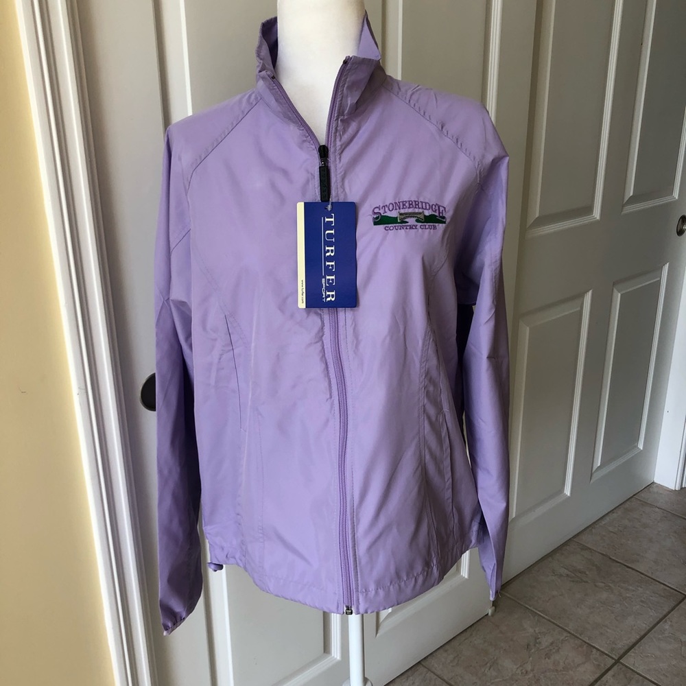 Turfer Sport Golf Jacket, Purple, Size M